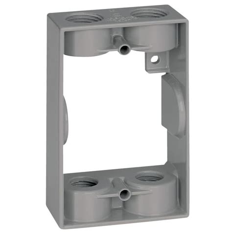 weatherproof electrical box extension|single gang electrical box extender.